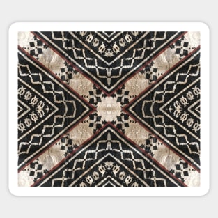 Fijian Tapa Cloth 27 by Hypersphere Sticker